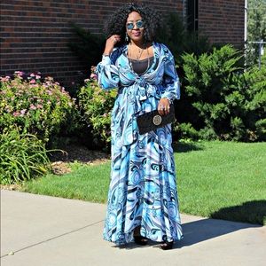 Beautiful spring maxi dress